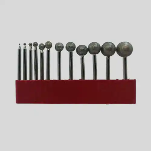 set bolas grit#150 Caja de 12 Fresolines Esféricos Diamantados – Grit #150