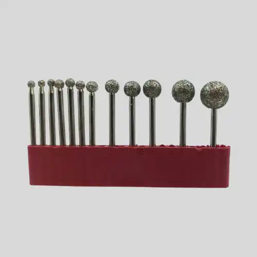 set bolas grit#60 Caja de 12 Fresolines Esféricos Diamantados – Grit #60